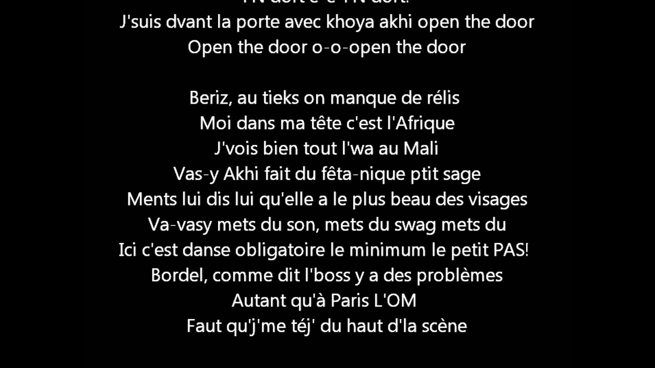 Sexion D Assaut Wati House Paroles