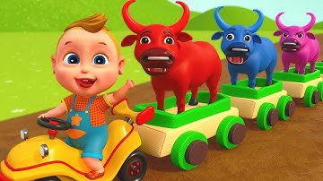 Lớn Lên Cháu Lái Máy Cày - Liên Khúc Nhạc Thiếu Nhi Remix Sôi Động - Hoạt Hình Khám Phá Nông Trại