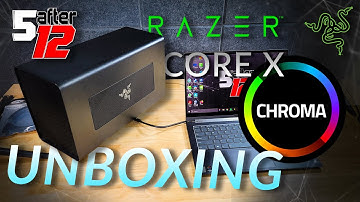Razer Core X Chroma eGPU Unboxing