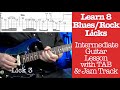 Intermediate blues rock guitar lesson