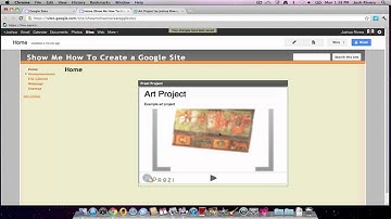 Using Embed Gadgets in Google Sites