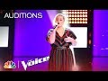 Rizzi myers sing breathin on the blind auditions of the voice 2019