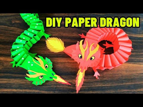 How To Make Paper Dragon Easy | DIY Paper Dragon Crafts Idea