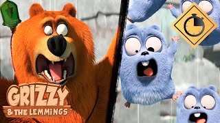 🐻15 minutes of Grizzy \& the Lemmings \/\/ Compilation #9 - Grizzy \& the Lemmings