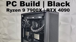 Gaming PC Build | AMD Ryzen 9 7900X | RTX 4090 FE | Black | No RGB