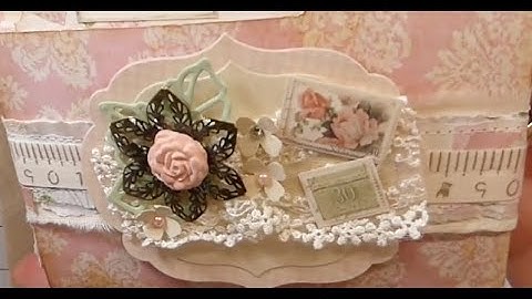 Altered File Folder Pocket Journal Part 2 TUTORIAL Step by Step Process