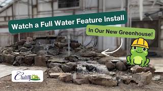 We Built a Pondless Waterfall Inside Our New Greenhouse (Full Install)