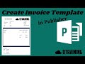 Create an Invoice Template in Publisher