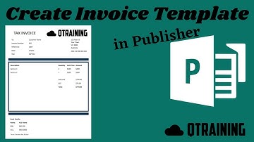 Create an Invoice Template in Publisher
