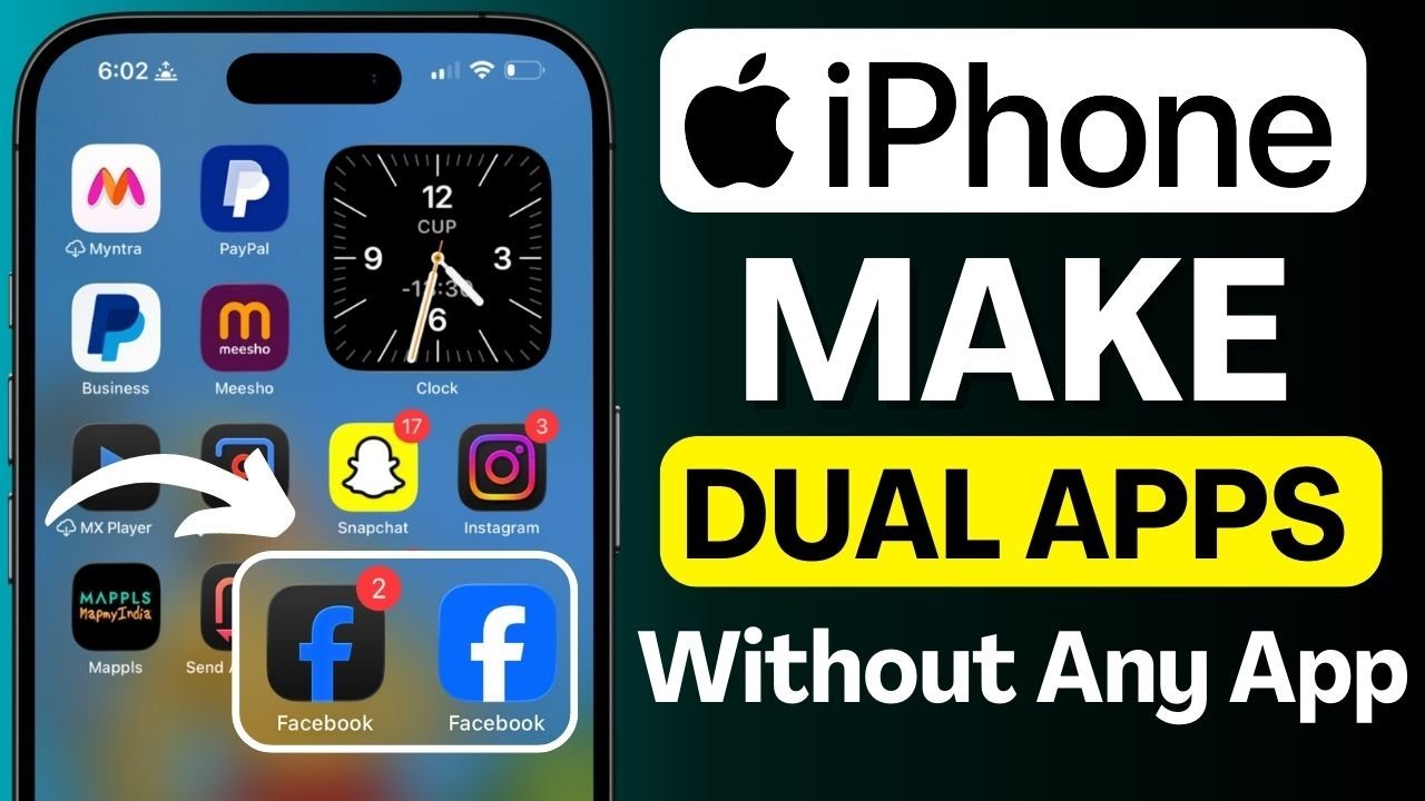 Dual Apps on iPhone 2026 | Clone App iOS | Use Two Accounts