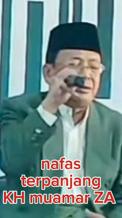nafas terpanjang KH muamar ZA qorilegendaris terbaru