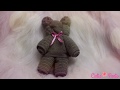 DIY: Ursinho de Toalha Super Fácil | How to make a teddy bear using a towel