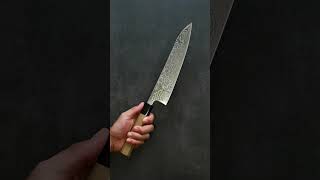 Kanetaka Vg10 Damascus Gyuto Knife 210Mm Mirror-Finish Handcrafted Japanese Chefs Knif