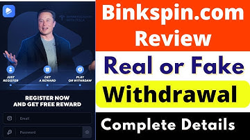 Binkspin Real or Fake | Binkspin.com Review | Binkspin Withdrawal | Binkspin Earn Money Online |Scam