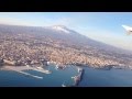 Decollo dall'aeroporto di Catania | vista Etna | Etna view from Catania