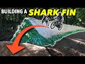 Building a green sharkfin jump and riding it with my dog  subscriber trail pt 6