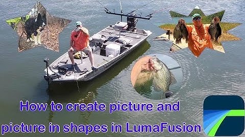 How to picture and picture with shapes in LumaFusion