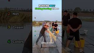 Ranking Craziest Fishing Casts 🎣 #fishing #technique #viral