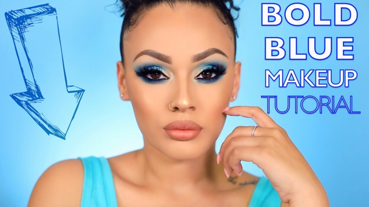 Bold Blue Makeup Tutorial Viva Glam Kay YouTube