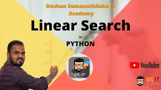 Linear search using python  අනුක්‍රමික / රේඛීය සෙවීම් || AL ICT || PYTHON