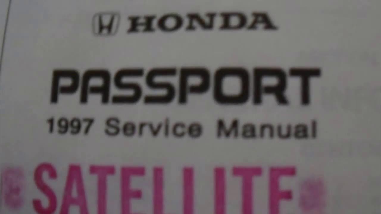 www.Carboagez.com Previewing 1997 Honda Passport Service Repair Shop