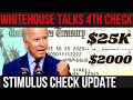 WOW! Whitehouse Mentions 4th Stimulus Check! $25,000 Homebuyer Credit Update