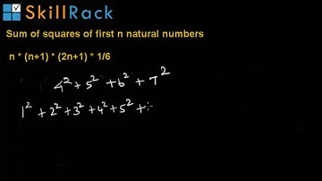 Finding Sum of Squares of First N Natural Numbers