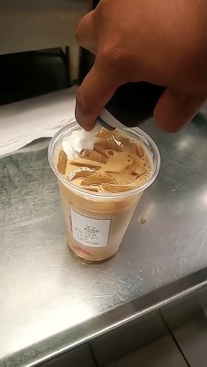 Dunkin caramel iced coffee with cream and sugar calories