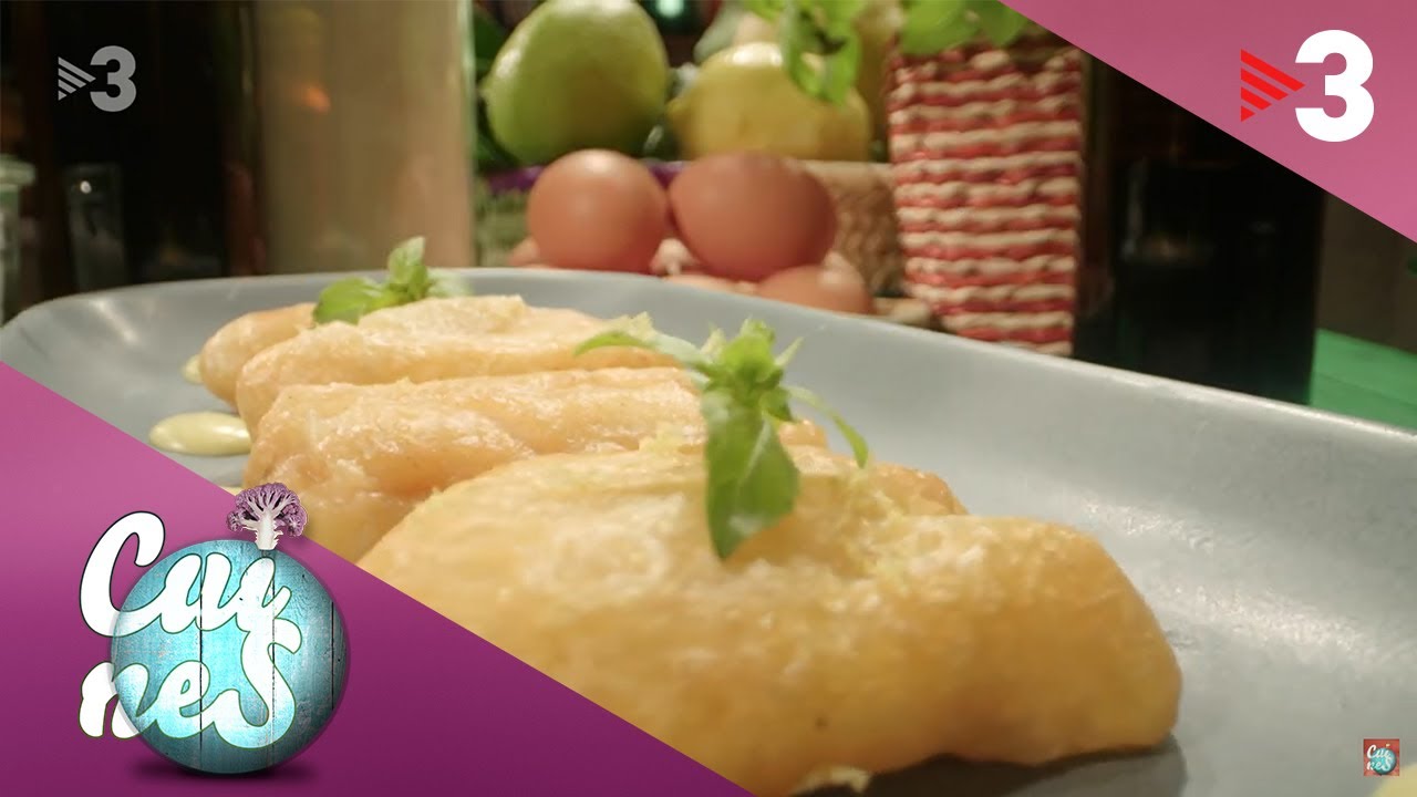 Cocotxes de bacallà amb maionesa d'alfàbrega - Cuines