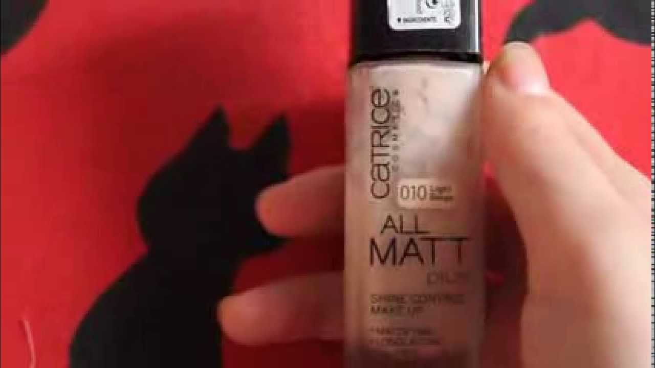 Обзор на тональный крем Catrice All matt и пудру Catrice All matt plus ...