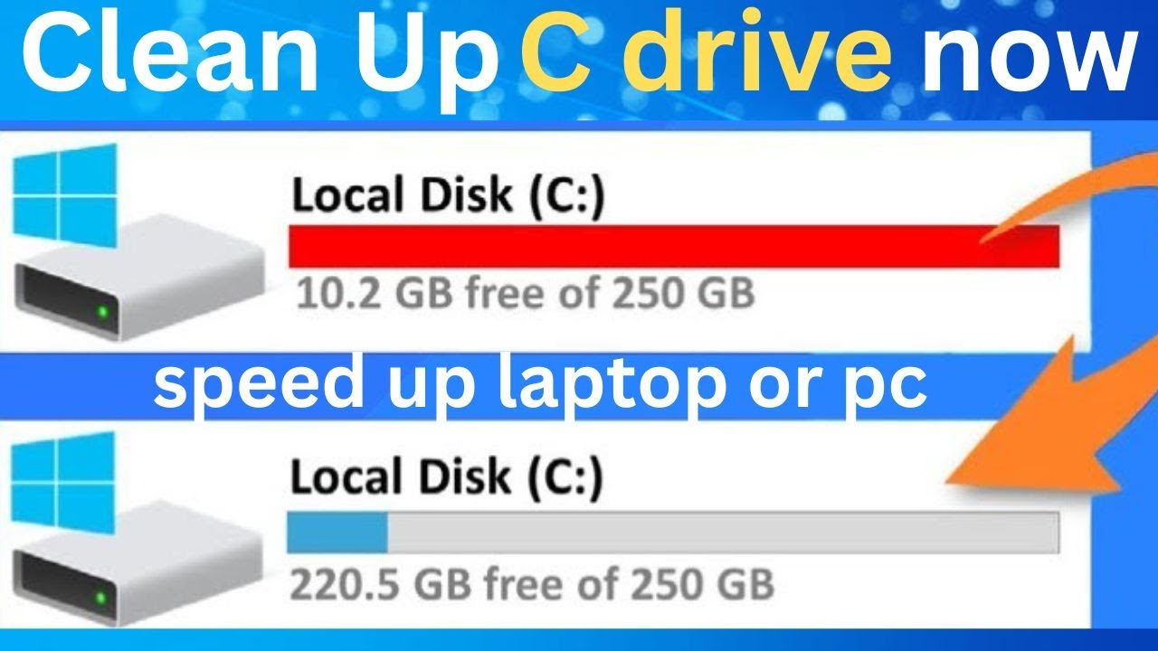 How to do disk clean in window 10/ How to Clean C Drive In Windows 10