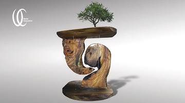 How to make a Tensegrity structure? Making an anti-gravity suspension structure.feat.LIVE EDGE