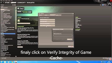 How To verify Integrity Of Game Cache on steam