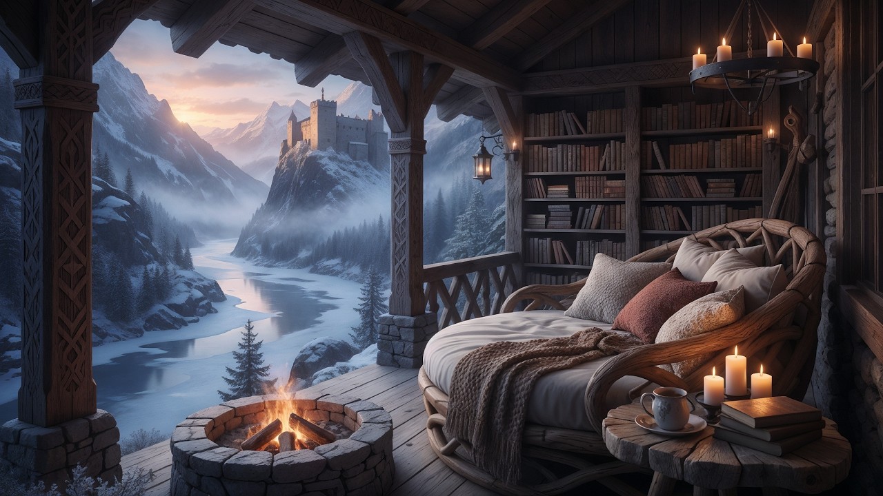Embers in the Frost ❄️🔥 A Quiet Mountain Retreat
