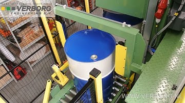 Fast and Fully Automatic Helium Steel Drum Leak Tester - Factory test