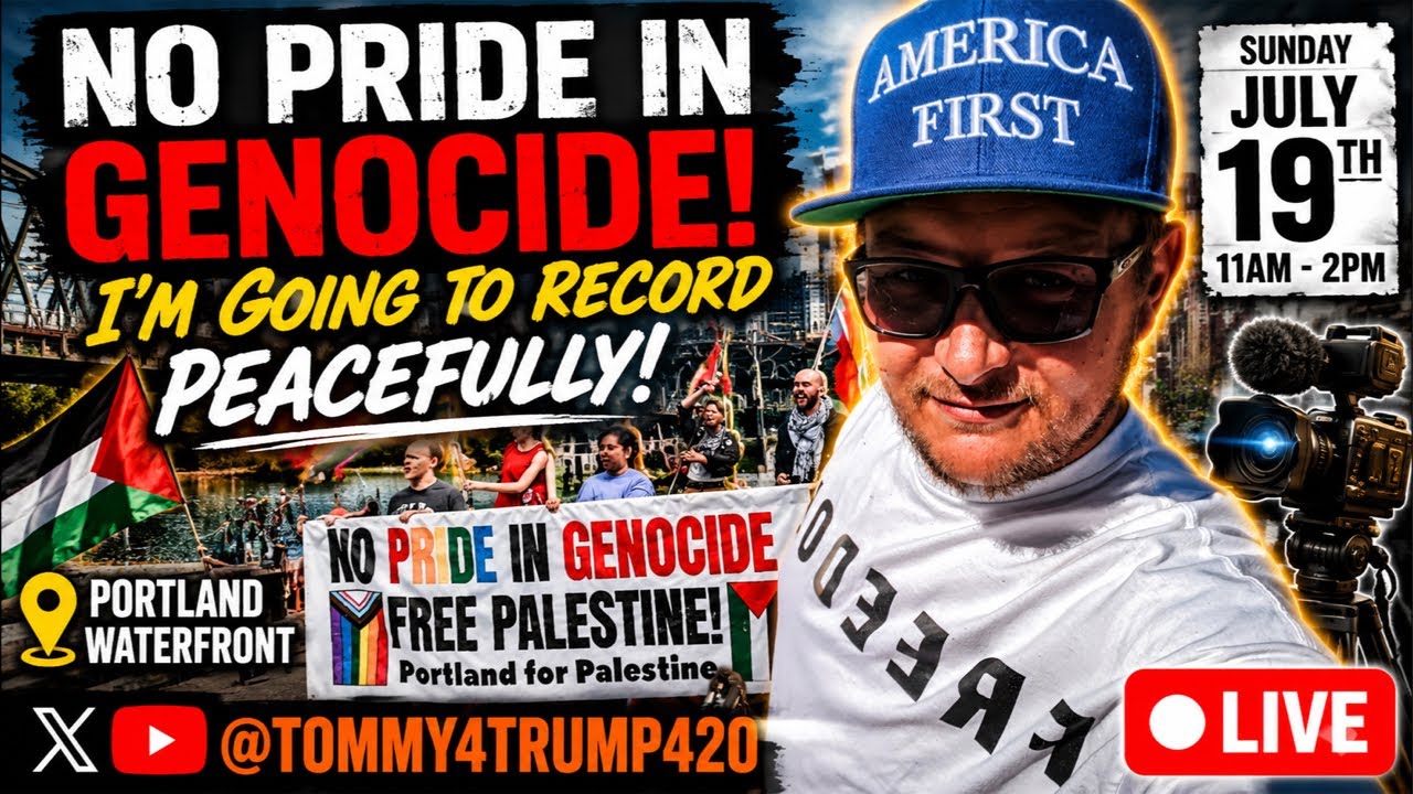 Gays for palestine event! Portland Oregon