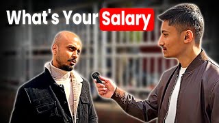 Asking People in Kathmandu, How Much They Earn..