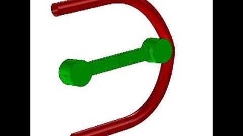 Peristaltic pump Simulation -- Tube Deformation