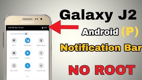 Samsung J2 Change Nouget/oreo Bar Pannal Without Root || Notification bar Change In galaxy j2 style