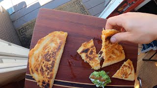 Sauerkraut Quesadillas are Great; Kenji's Cooking Show