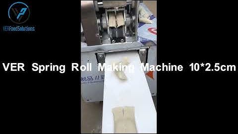 VER Spring Roll Machine for our Australia Customer 10x2 5cm 25-30gram