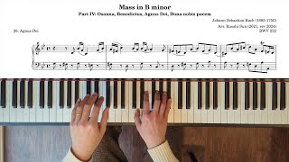 Mass in B minor: 26. Agnus Dei (piano transcription)