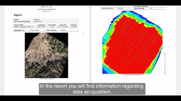 Create a drone mapping project report in 3Dsurvey