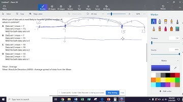 Comparing Data using Mean and MAD