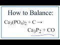 Balancing Chemical Equations Concepts