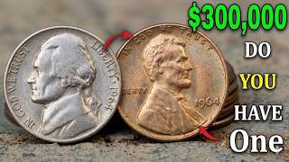 These Rare 1964 SMS Coins Could Be Worth Over $100,000! Hidden Lincoln Penny & Jefferson Nickel
