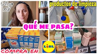 QUÉ Me PASA?/ COMPRANDO en LIDL/Productos de LIMPIEZA/ Vlog 58/ Maricienta