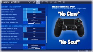 Settings are at the end of video :) these my personal i use, and what
believe to be best controller if you do not play claw o...