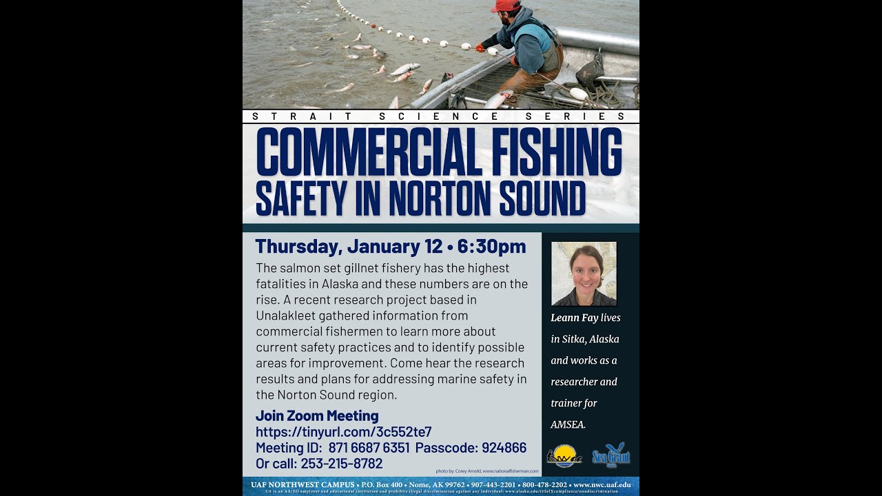 Commercial Fishing Safety in Norton Sound - Strait Science, Jan 12 2023 