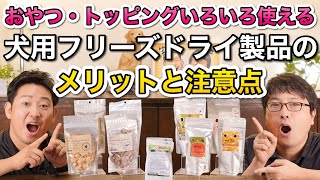 【愛犬にフリーズドライ製品を与えるメリット】をペットショップ店長が解説します！